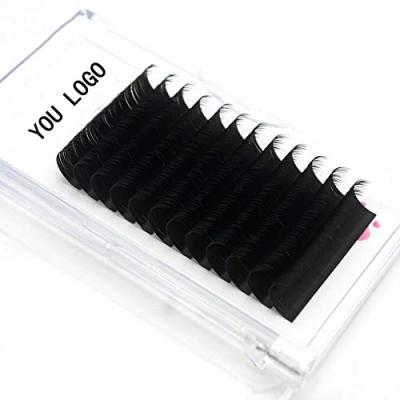 China Pro fans made of Anti-puffiness eyelash extensions private label customization fluffy eyelash extensions for sale