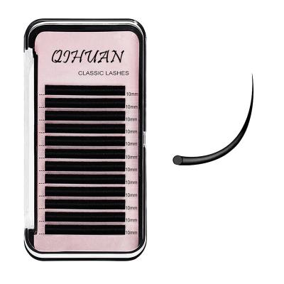 China Greate Look Eyelash Extensions C Natural Curl Matte Black Individual Eyelashes for sale