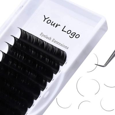 China Different Single Eyelashes C D Loop Eyelash Extensions Lightweight Classic Eyelash Extension for sale