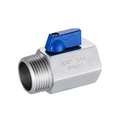 China BEST WXQ10 Series General Stainless Steel Miniature Ball Valve for sale