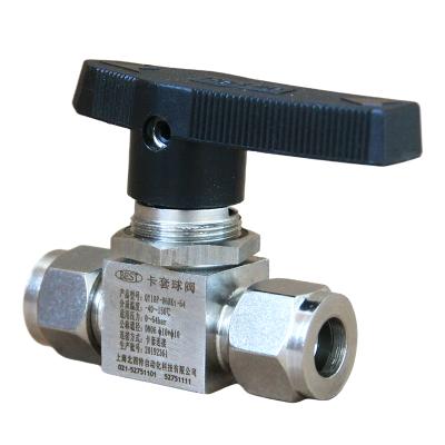 China General QY10 Series Stainless Steel 2/2 Way , 3/2 Way Instrument Ball Valve for sale