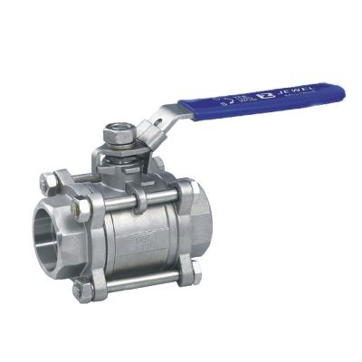 China General Q13 Series Three Piece Carbon Steel, Welded Stainless Steel Ball Valve for sale