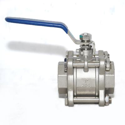 China General Q13 Series Three Piece Carbon Steel, Stainless Steel High Pressure Ball Valve for sale