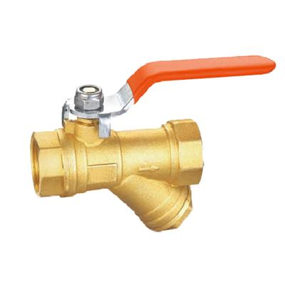 China General QYG12 Series Brass Ball Valve With Filter for sale