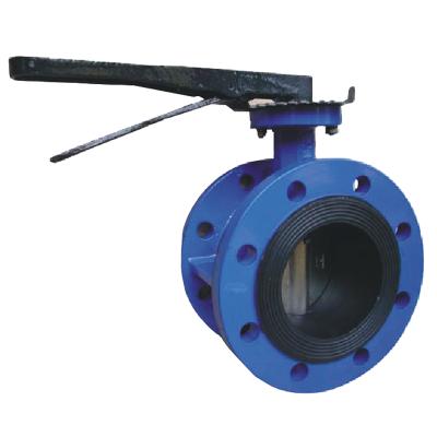 China DF810 General Series Flange Type Soft Seal Center Lined Butterfly Valve for sale