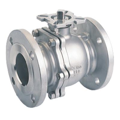 China FH/FJPQ42 Series General Carbon Steel, Fireproofing/Stainless Steel Two Piece Type High Deck Flange Antistatic Ball Valve for sale