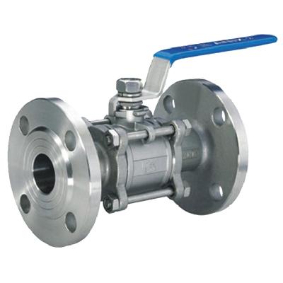 China Three Piece Type Carbon Steel , Stainless Steel Flange General Series Q43 Ball Valve for sale