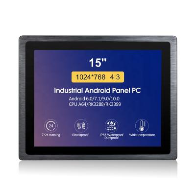 China Touchthink RK3288 Touch Panel 15 inch Android Industrial Capacitive Touch Screen All in One Panel PC for Sheet Metal Bending Machine for sale