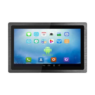 China Touchthink Rugged Touchscreen 10.1 inch Android All in One Touch Screen Panel PC, with Fingerprint Recognition Module for sale