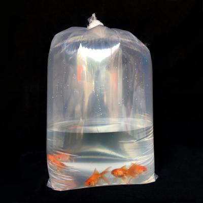 China Double-Layer Square Bottom Fish Shopping Transport Bags Plastic Oxygenated Transport Bags Live Fish Shipping Bags for sale