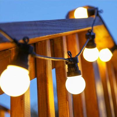 China Pretty New Outdoor Solar Power IP44 GS 10pcs String Light Plastic Ball Micro Led Decorative Light Waterproof Garden Decorative Lights for sale