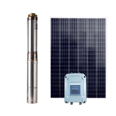 China Jetmaker 800W Home Irrigation Deep Well Powered To Pump Solar Submersible Water Pump for sale