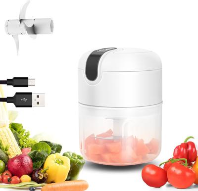 China Outdoor Home Food Mini Electric Vegetable Chopper Automatic Kitchen Blender Slicer Onion Cutter for sale