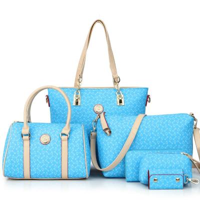 China Other New Wholesale Ladies Handbag Set Handbags Set For Lady Bags 6pcs Women Handbags Set for sale