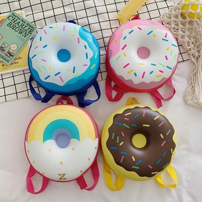 China Other Wholesale Rainbow Donuts Boys And Girls Backpack To Bag Cute Cartoon Fashion Kindergarten 2-5 Years Old Bag for sale