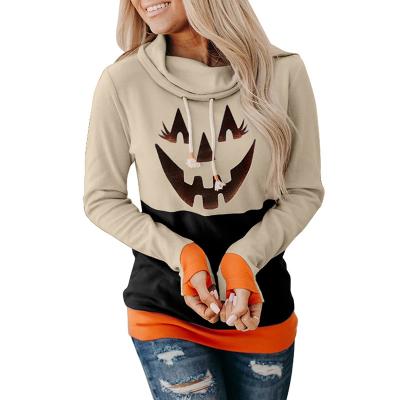 China Fashionable Women's Halloween Turtle Anti-pilling Neck Hood Sweatshirt Pullover for sale