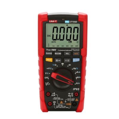 China True Digital 6000 Count LoZ Screen LCD Display RMS Voltage Test True Electric Multimeter Meter Tester UT195E for sale