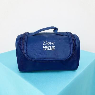 China Fashion Wide 8 Inch Large Capacity Fitness Toiletry Bag Portable Unisex Handbag Skin Care Waterproof Makeup Pouch for sale