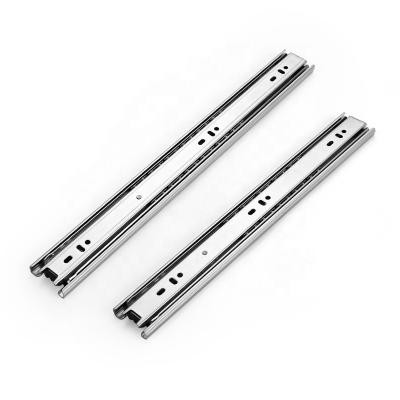 China Contemporary Heavy Duty Zinc Full Extension Double Drawer Slide Telescopic Handle for sale