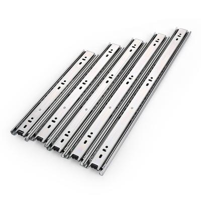 China Durable 3 Times Full Extension Contemporary Smooth Drawer Slide Telescopic Channel for sale