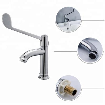 China Metered Faucets Single Cold Water Elbow Faucets Medical Basin Faucet For Hospital for sale