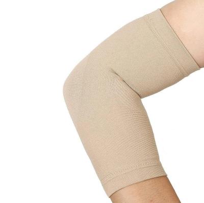 中国 Adult 20-30mmHg Heavy Support Medical Compression Elbow Support Arm Sleeves With Silicon Top Band 販売のため