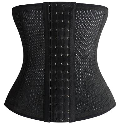 China Antibacterial Weight Loss Women Sauna Sweat Vest Workout Tank Top Body Shaper Waist Trainer Corset With Zipper for sale