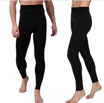 Cina Breathable Compression Legging Mens 150G Winter Fleece Seamless Thick Gaiters in vendita