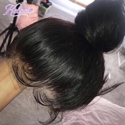 China Full Lace Wig HD Human Hair Wig 360 Lace Frontal Wigs 13x6 Silky Straight Brazilian Wholesale Silky Straight Wigs With Baby Hair For Women for sale