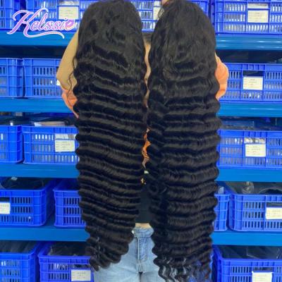 China Silky Straight Lace Front Wig Curly Wave Hair, In Stock Wet And Wavy Lace Front Wig Sample, 13x4 Wet Curly And Water Wave Lace Front Wig for sale