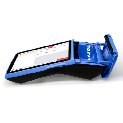 China Android SDK NFC POS Tools Mobile All In One Touch POS System With Printer for sale