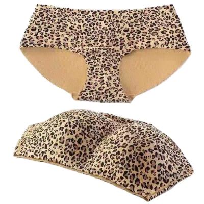 China Manufacturer Direct Selling Beautiful Buttock Pad Print Underwear Leopard Raisig Buttocks Breathable Srwear Gexyn Women for sale