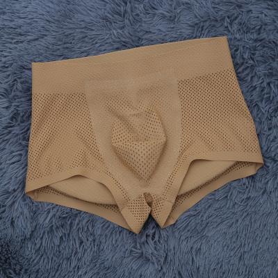 China Angle Breathable Flat Hip Popular Men's Lifting Underwear Thickened Sponge Men's Padded Underwear Peach Hip Underwear for sale