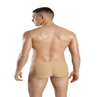 China Breathable Men's Angle Flat Hip Sponge Hip Pad Thickened Peach Lifting Men's Padded Underwear Men's Padded Underwear for sale