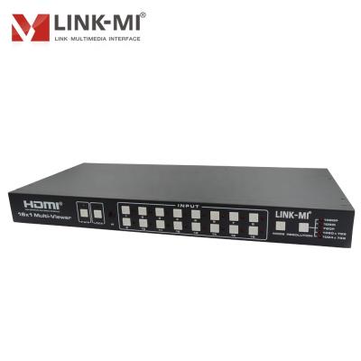 China LINK-M 16x1 HDMI Multi-Viewer with Seamless Changer 16 in 1 Video Multiplexer 1080P Video Synthesizer with LM-S161 Up/Down Scaler for sale