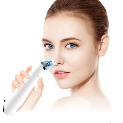 China Anti Aging Acne Treatment Face Skin Whitening Massager Blackhead Vibrating Facial Slimming Suction Device for sale