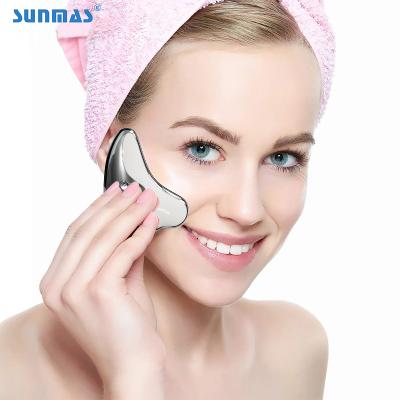 China High Quality Electric Skin Rejuvenation Body Mini EMS Instrument Hot Scraping Facial Massager Tool for sale