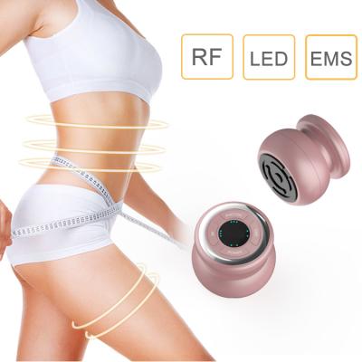 China Skin Tightening Body Shaper RF EMS Waterproof Weight Loss Slimming Ultrasonic Fat Burner LED Light Therapy Body Massager for sale