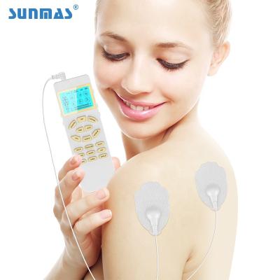 China 6 Modes Sunmas OEM/ODM Custom 4 Channels Body Nerve Massage Wired TEN Unit Therapy Machine for sale