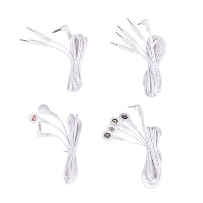 China TEN Medical Electrode Wire Tens EMS Electrodes Lead Cables 3.5mm Plug Tens Lead Wires Electrodes for sale