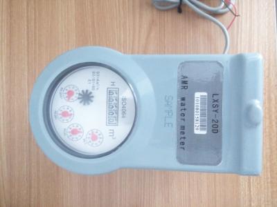 China AMR Wired Remote Control Water Meter , Electronic Water meter with mechanical register for sale