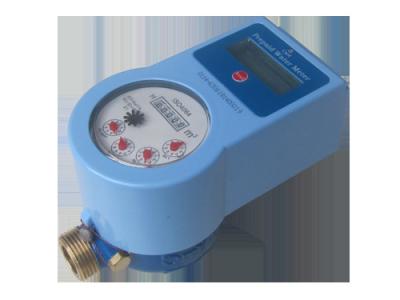 China Touchless Prepaid Smart Water Meter / Household Water Meter With Brass Valve Control for sale