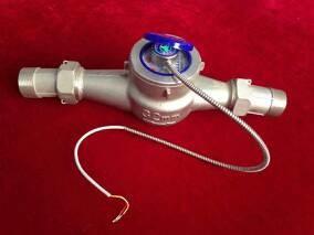 China Meter van het roestvrij staal de Multi Straalwater met Impulsoutput, Elektromagnetische Watermeter Te koop