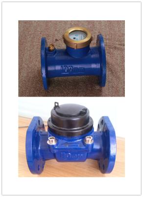 China 5 Inch Cast Iron Woltman Cold Water Flow Meter For Agricultura / Residential Irrigation for sale