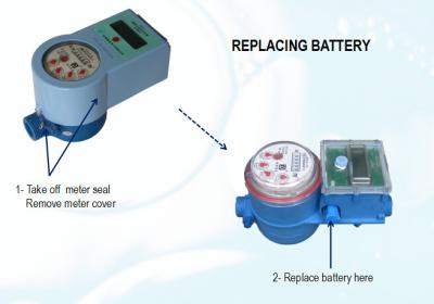 Chine Mètre d'eau intelligent électronique payé d'avance précis élevé de Digital diamètre de 15mm - de 25mm à vendre