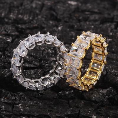 China Hiphop Diamond Zirconia Value 925 Ring Jewelry Sterling Silver s925 Rings Full For Women 925 for sale