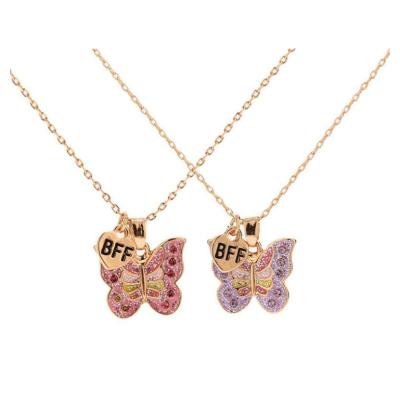 China Enamel BFF Best Friends Necklaces Zinc Alloy Cute Forever Necklaces for sale