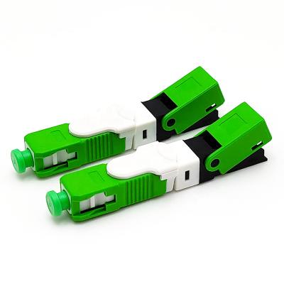 China FTTH SC Field Connector APC Fast Fiber Optic Connector Adapter Quick Connector for sale