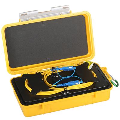 China FTTH OTDR System Launch Cable Box SC UPC Launch Cable Box Singlemode Fiber Tester Fiber Patch Cable Box Multimode Extension Cable for sale