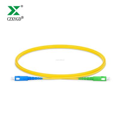 China FTTH Project wholesale price ftth fiber optic patch cord 2.0mm 9/125 SM simplex patch cable for SC APR patch connector for sale